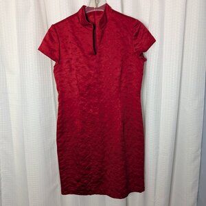 Vintage Hannah Hardy Red Mini Dress, Size 10